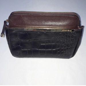 3/$20 Antonio Melani Leather Cosmetic Bag
